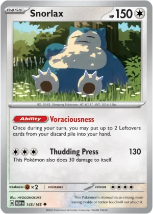 151 - #143 Snorlax