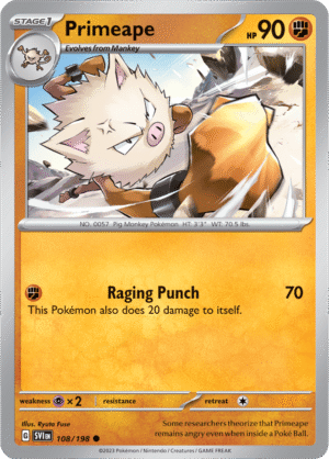 Scarlet & Violet - #108 Primeape