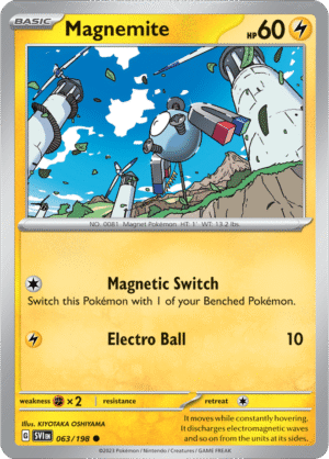 Scarlet & Violet - #063 Magnemite